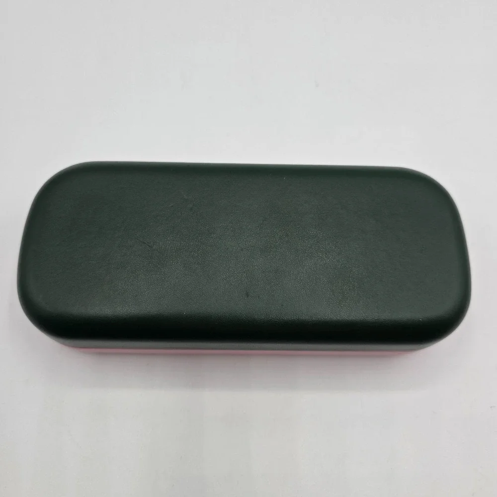 Kate Spade New York Pink Green Hard Shell‎ Eyeglass Case with Pouch Designer